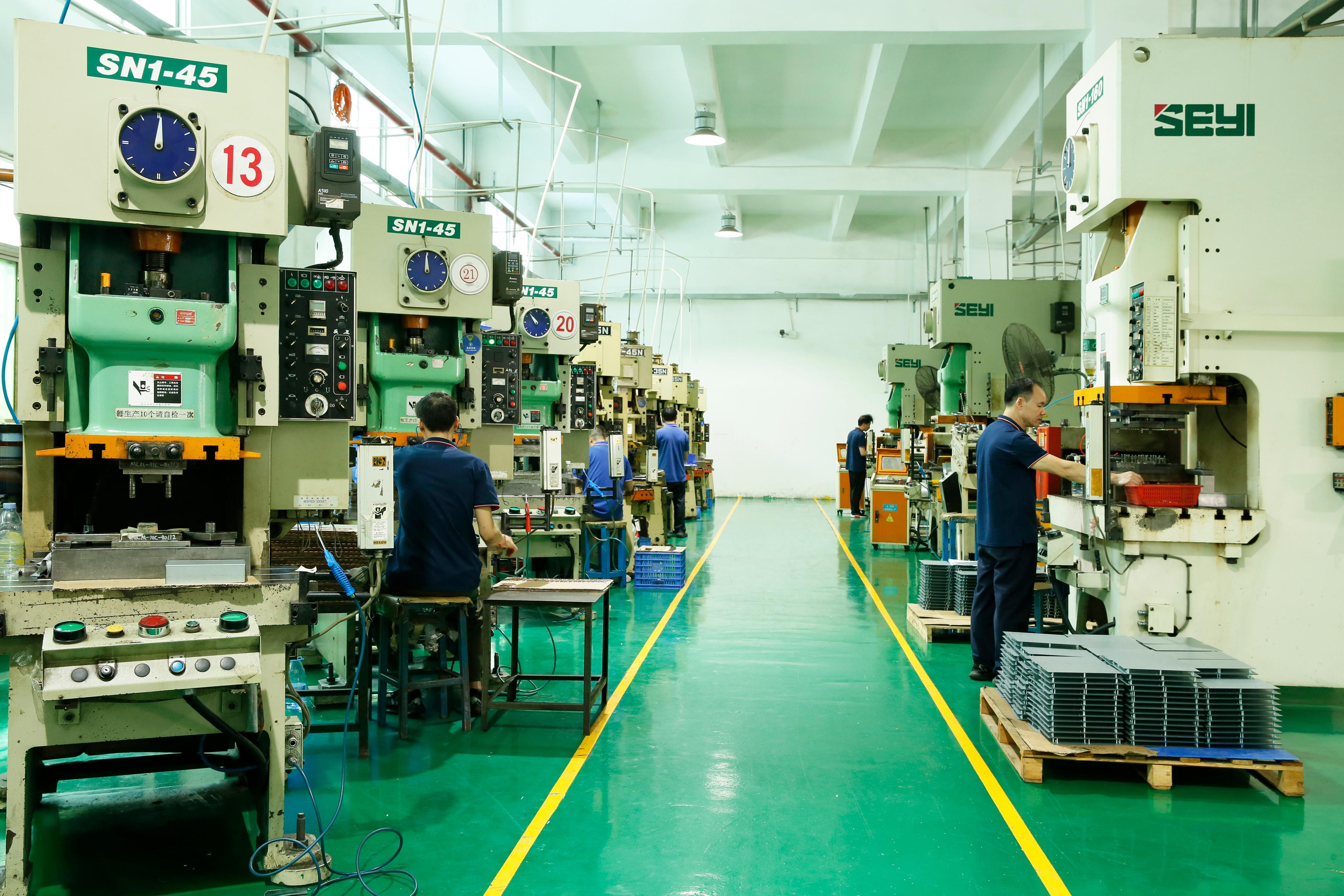 Sheet metal production workshop