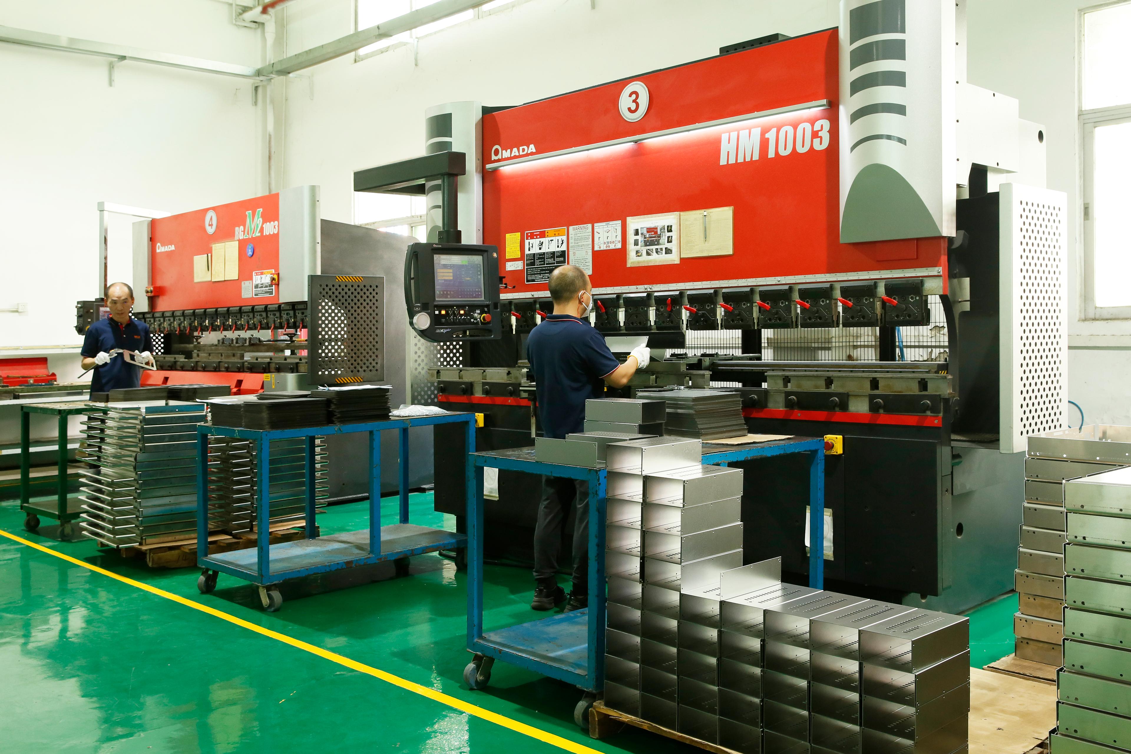Sheet metal production workshop